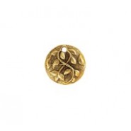 Round Earring Top Ivy with Post (11mm) #6410P Round Earring Top Ivy with Post (11mm) #6410P
