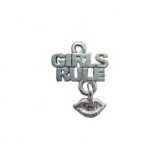 Girls Rule with Lips - Self Linker #3872SL Girls Rule with Lips - Self Linker #3872SL