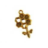Honeycomb with Bee - Self Linker #2624SL
