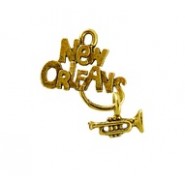 New Orleans with Trumpet - Self Linker #2974SL New Orleans with Trumpet - Self Linker #2974SL