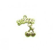 Sisters with Cherries - Self Linker #1909SL Sisters with Cherries - Self Linker #1909SL