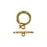 Serpent Toggle Set - with Stones #4183ST Serpent Toggle Set - with Stones #4183ST