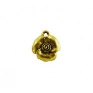 Flower with Swirl Center (Small) #6383
