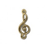 Treble Clef Connector- 2 Loops (Small) #4437