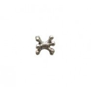 Splatter Rim Tube Bead #2501 Splatter Rim Tube Bead #2501