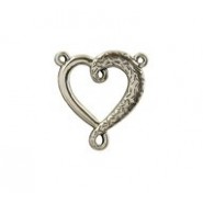 Sprinkle Textured Heart Connector #4505 Sprinkle Textured Heart Connector #4505