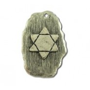 Star of David On Flat Disc #6232 Star of David On Flat Disc #6232
