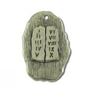 Ten Commandments On Flat Disc #6230 Ten Commandments On Flat Disc #6230