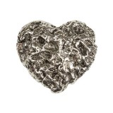 Textured Heart Bead (Large) #6512