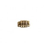 Tiny Flat Coil Tube Bead #1844