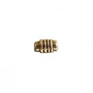 Tiny Flat Coil Tube Bead #1844 Tiny Flat Coil Tube Bead #1844