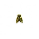 Tri-Leaf Bead Cap #3924 Tri-Leaf Bead Cap #3924
