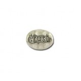 "Trust" Oval Bead #4782