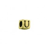 'U' Block Letter Bead #U_BL