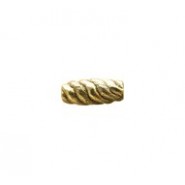 Wavy Ribbed Tube Bead #2232 Wavy Ribbed Tube Bead #2232