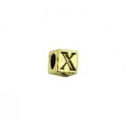 'X' Block Letter Bead #X_BL 'X' Block Letter Bead #X_BL