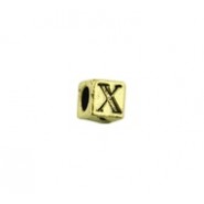 'X' Block Letter Bead #X_BL