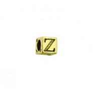 'Z' Block Letter Bead #Z_BL